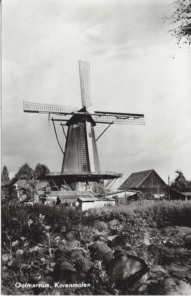Ootmarsum (Ov.) Koren Molen, 1962, Ophalen of Verzenden, 1960 tot 1980, Ongelopen, Overijssel