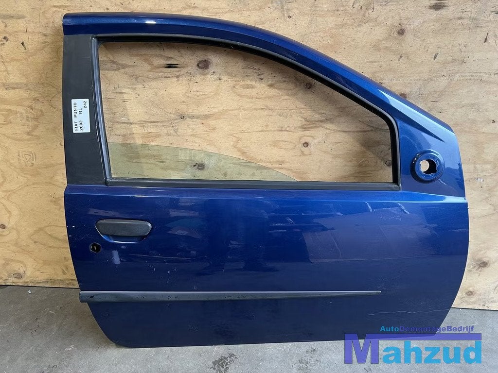 FIAT PUNTO 2 188 blauw rechts deur 2002-2005, Auto-onderdelen, Gebruikt, Deur, Stellantis Europe S.p.A., Ophalen of Verzenden