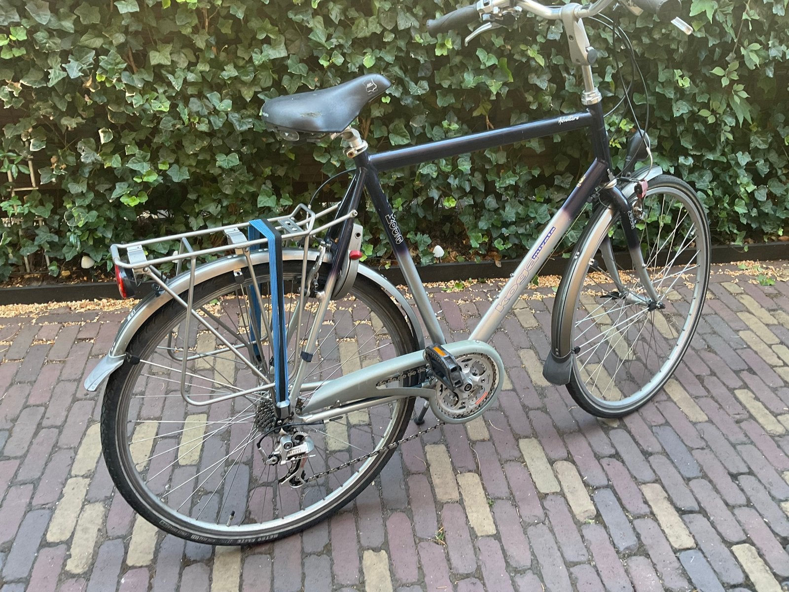 Nette Koga Miyata herenfiets met nieuwe ketting, Gebruikt, Velgrem, Versnellingen, 56 cm of meer