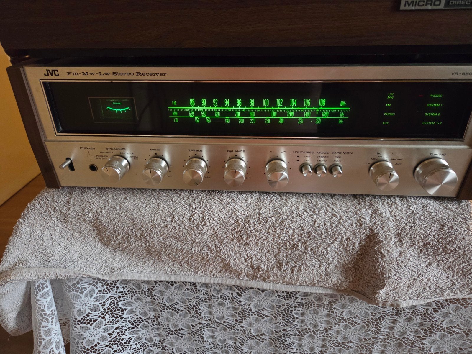 JVC Versterker en Tuner  Werkt perfect, Gebruikt, JVC, Ophalen of Verzenden, 60 tot 120 watt