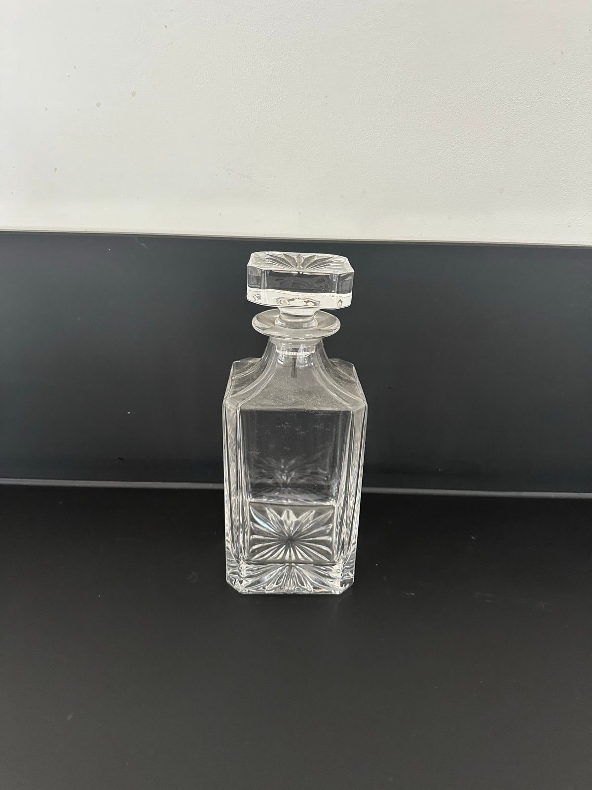 Vintage Kristallen Karaf met Stop, Antiek en Kunst, Ophalen of Verzenden