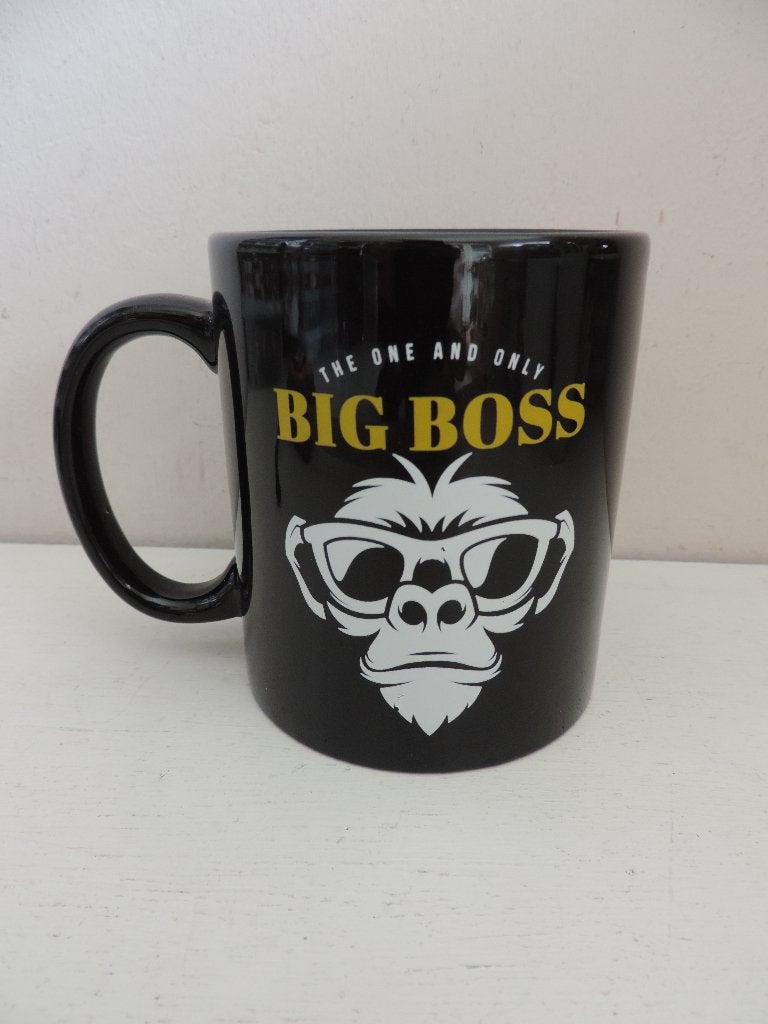 Big Boss Beker, Ophalen of Verzenden, Aardewerk, Overige stijlen, Kop(pen) en/of Schotel(s)
