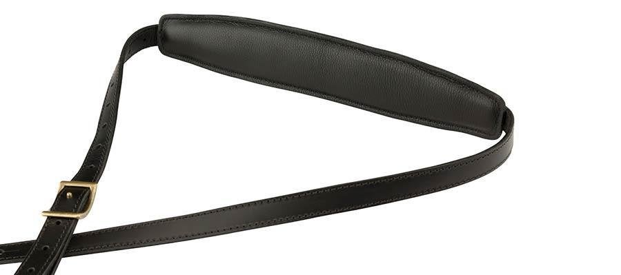 Fender 990689106 long vintage saddle strap black, ., Nieuw, Ophalen of Verzenden, .
