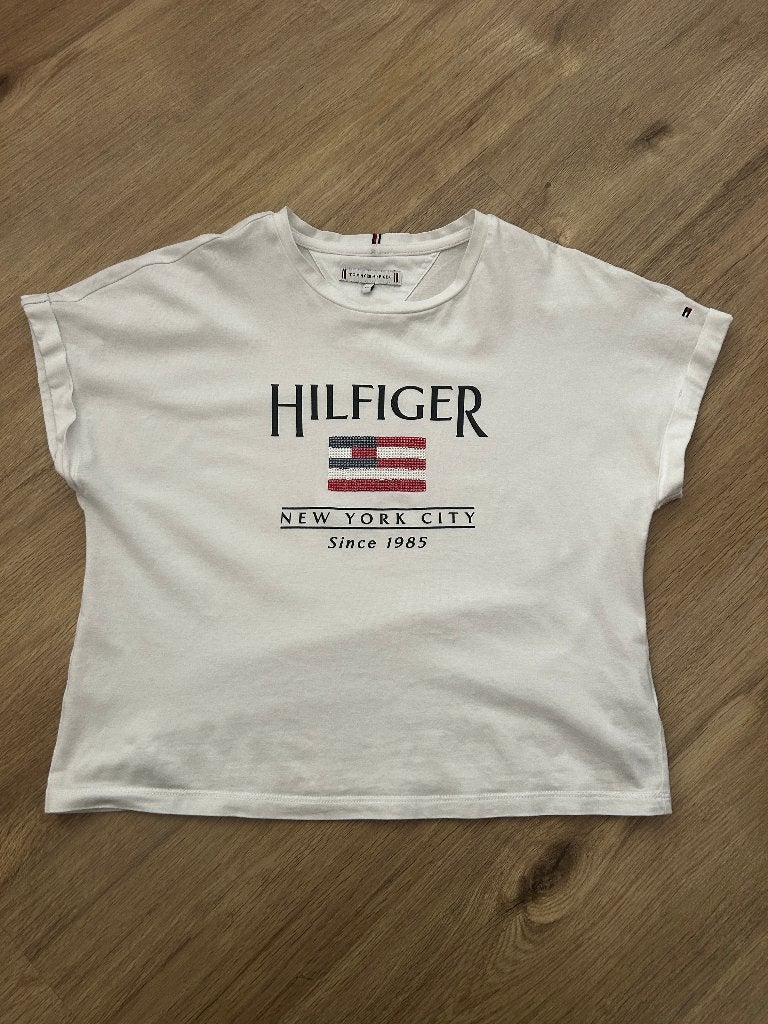 Tommy Hilfiger T-shirt, Gebruikt, Meisje, Ophalen of Verzenden, Tommy Hilfiger