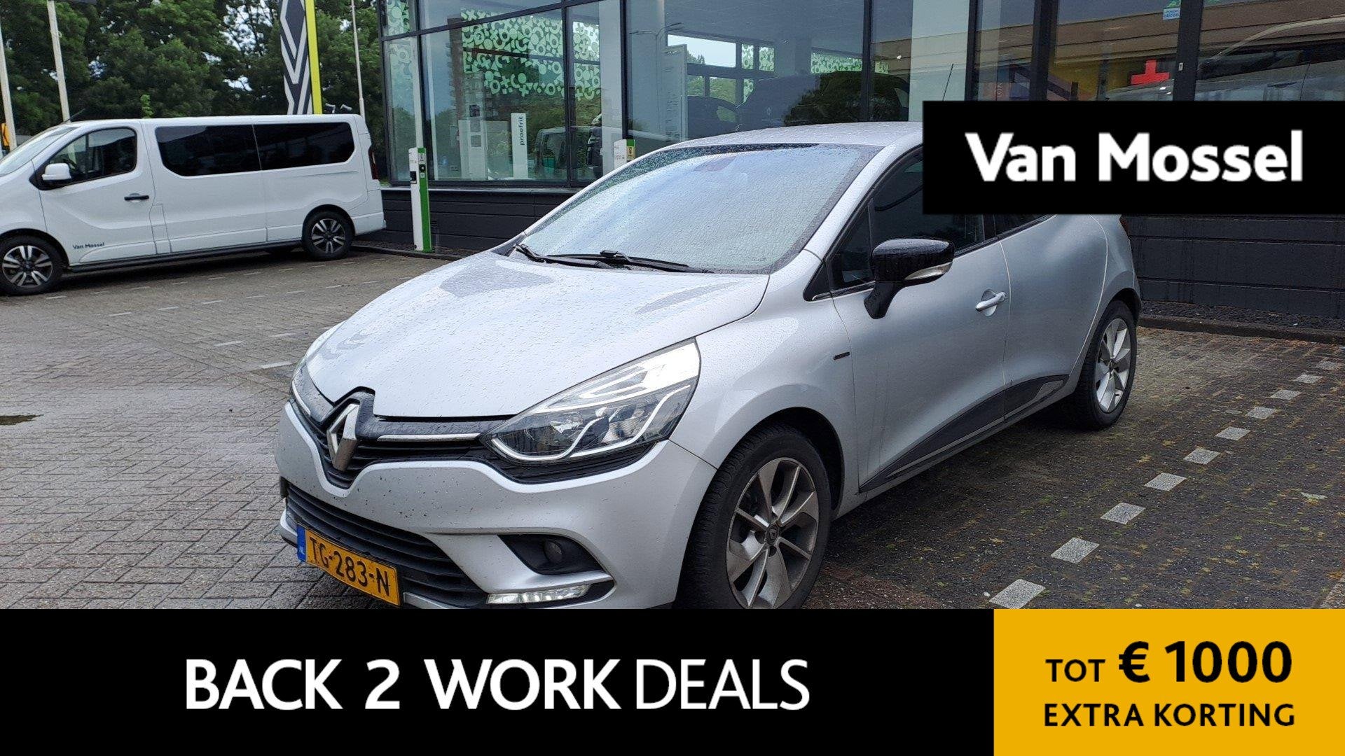 Renault Clio 0.9 TCe Intens | Navigatie | Parkeersensoren |, Voorwielaandrijving, Stof, Gebruikt, 49 €/maand