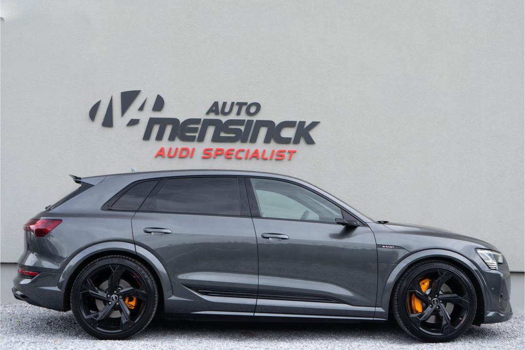 Audi e-tron S Quattro 371kW / Luchtvering/ Standkachel/ Pano, Auto's, Automaat, Zwart, Vierwielaandrijving, 555 min