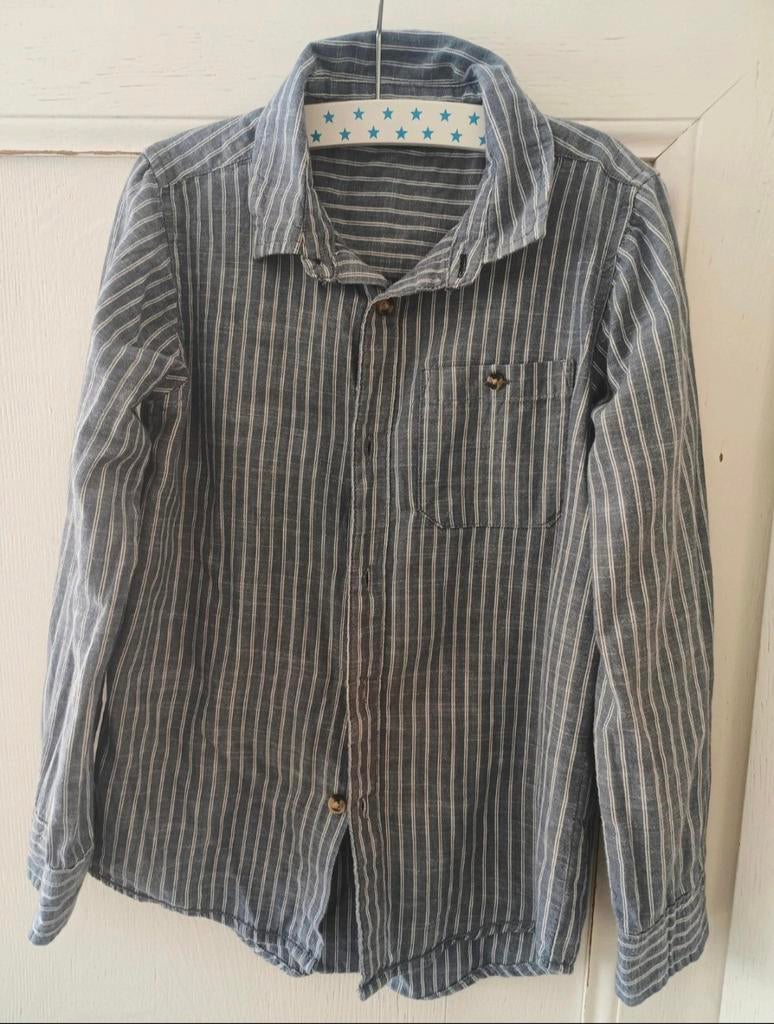 Scamps & boys blouse 128 zgan, Ophalen of Verzenden, Zo goed als nieuw, Jongen, Overhemd of Blouse