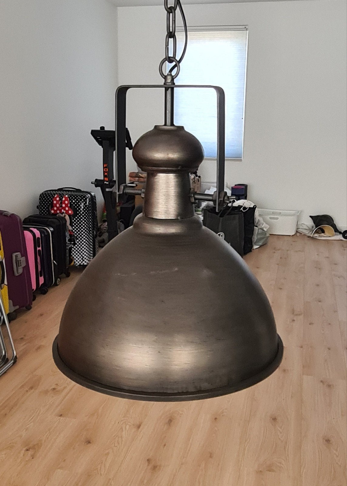 Industriële hanglampen, set van 2, Ophalen, Zo goed als nieuw, Industrieel, Vintage, Metaal