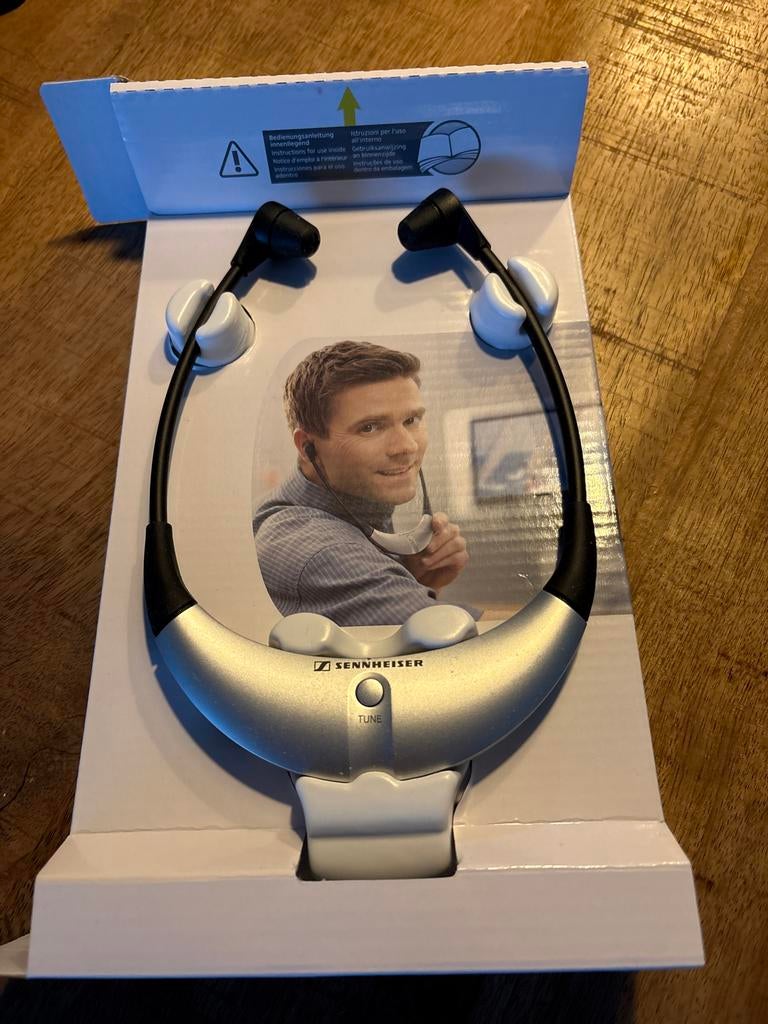 Sennheiser RS 4200 II Draadloze TV Hoofdtelefoon, Audio, Tv en Foto, Koptelefoons, Sennheiser, Zo goed als nieuw, Draadloos, Op oor (supra aural)