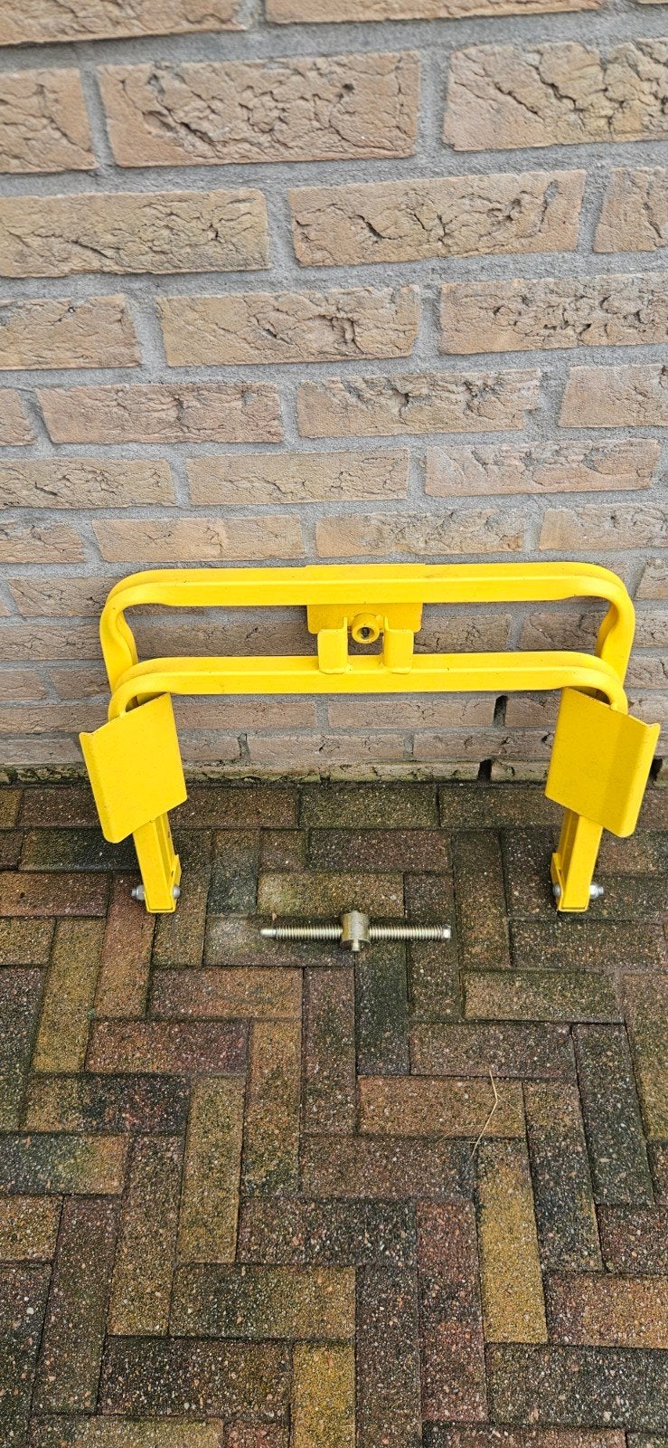 Gele leveler., Caravans en Kamperen, Ophalen, Gebruikt
