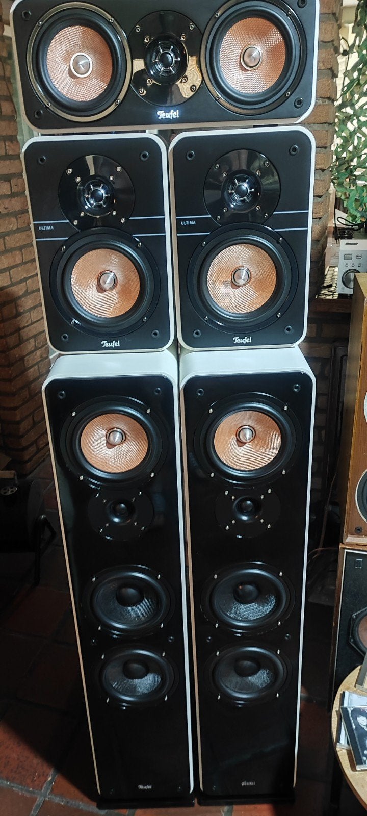 Teufel 5.0 Luidsprekerset - Zeer Goede Staat, 150 watt of meer, Ophalen of Verzenden, Zo goed als nieuw, Surroundset