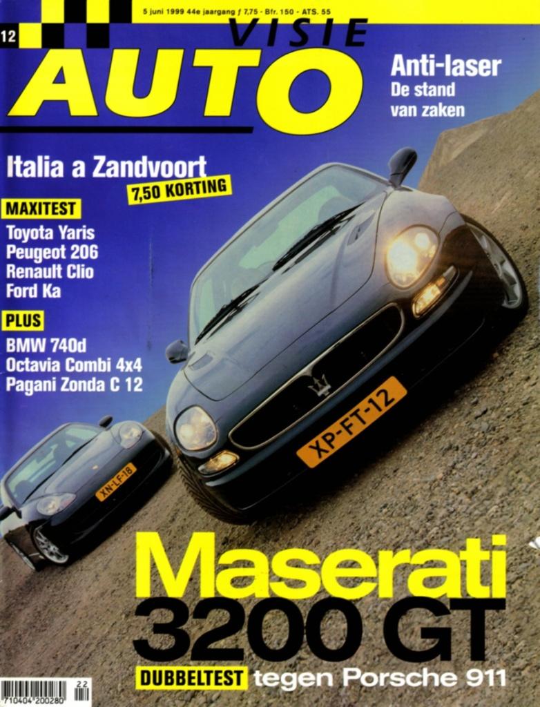 Autovisie dubbeltest Maserati 3200 GT en Porsche 911, Ophalen of Verzenden, Gelezen, Porsche