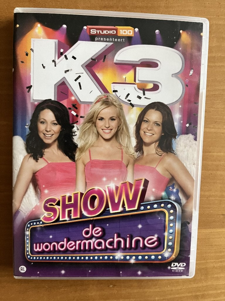 DVD K3 show De Wondermachine, Alle leeftijden, Ophalen of Verzenden, Zo goed als nieuw