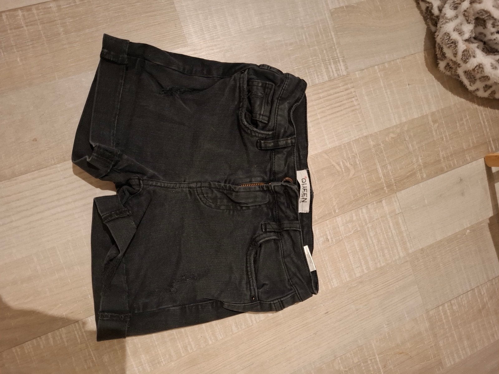 Korte broek maat XS - Queen Hearts Paris, Zwart, Ophalen of Verzenden, Maat 34 (XS) of kleiner, Gedragen