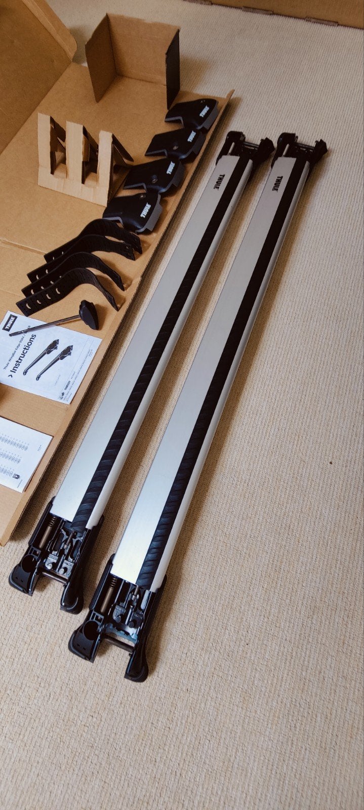 Thule WingBar Edge 9585 dakdragers - Zo goed als nieuw, Auto diversen, Dakdragers, Ophalen, Zo goed als nieuw