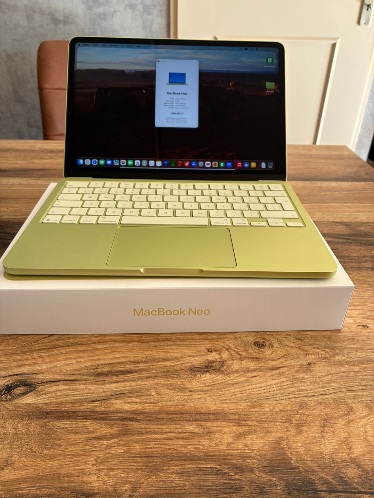 Macbook neo citrus