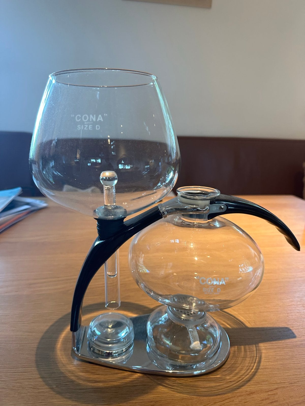 Cona Percolator Maat D - Vintage Koffiezetapparaat, Gebruikt, Overige modellen, Gemalen koffie, Ophalen of Verzenden