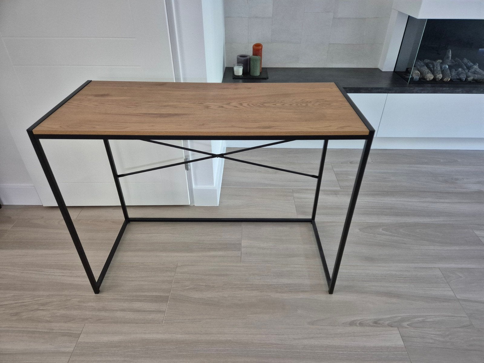 Bureau Jaxx 75x100x45 cm, Ophalen, Zwart, Gebruikt, Spaanplaat of MDF