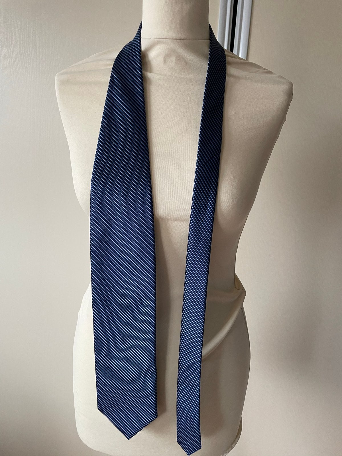 José Piscador stropdas, Ophalen of Verzenden, Gedragen, Blauw, Met patroon