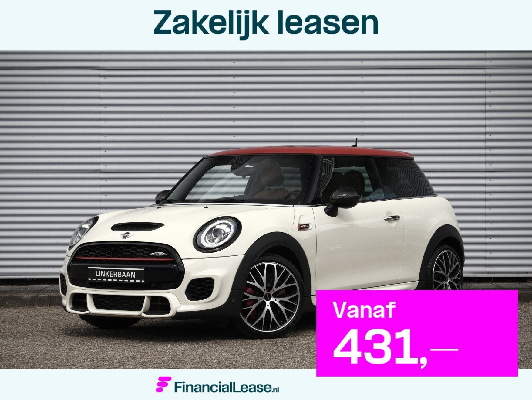 MINI Cooper John Works 2.0 231pk | Panodak | JCW Pro | Harma, 1998 cc, Gebruikt, Euro 6, 4 cilinders