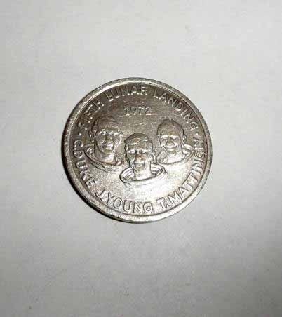 Penning Fifth Lunar Landing USA 1972 Maanlanding, Verzenden, Overige materialen, Buitenland