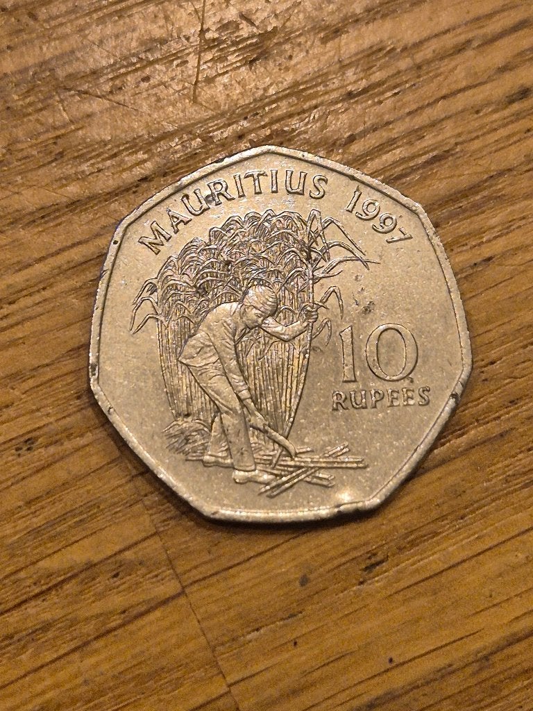 Mauritius - 10 Rupees 1997, Verzenden, Overige landen, Losse munt