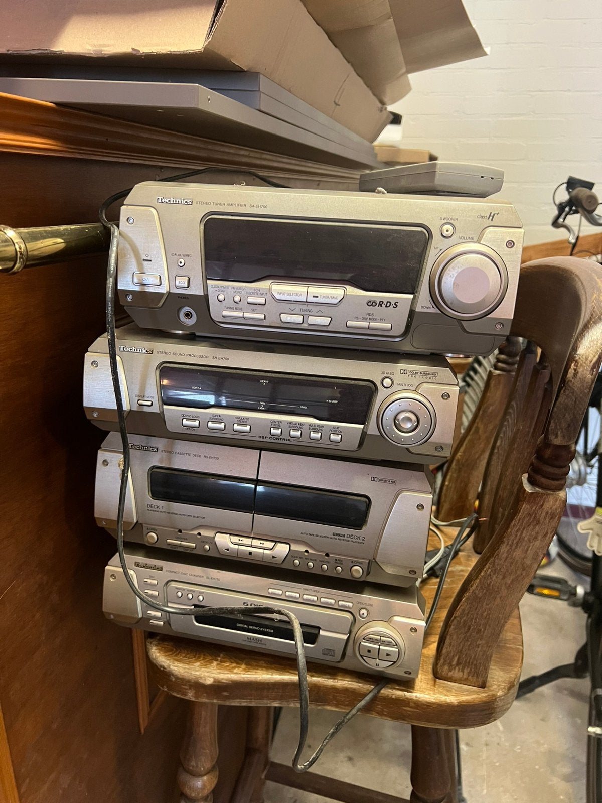 Technics stereo set, Ophalen, Gebruikt, Cassettedeck, Overige merken