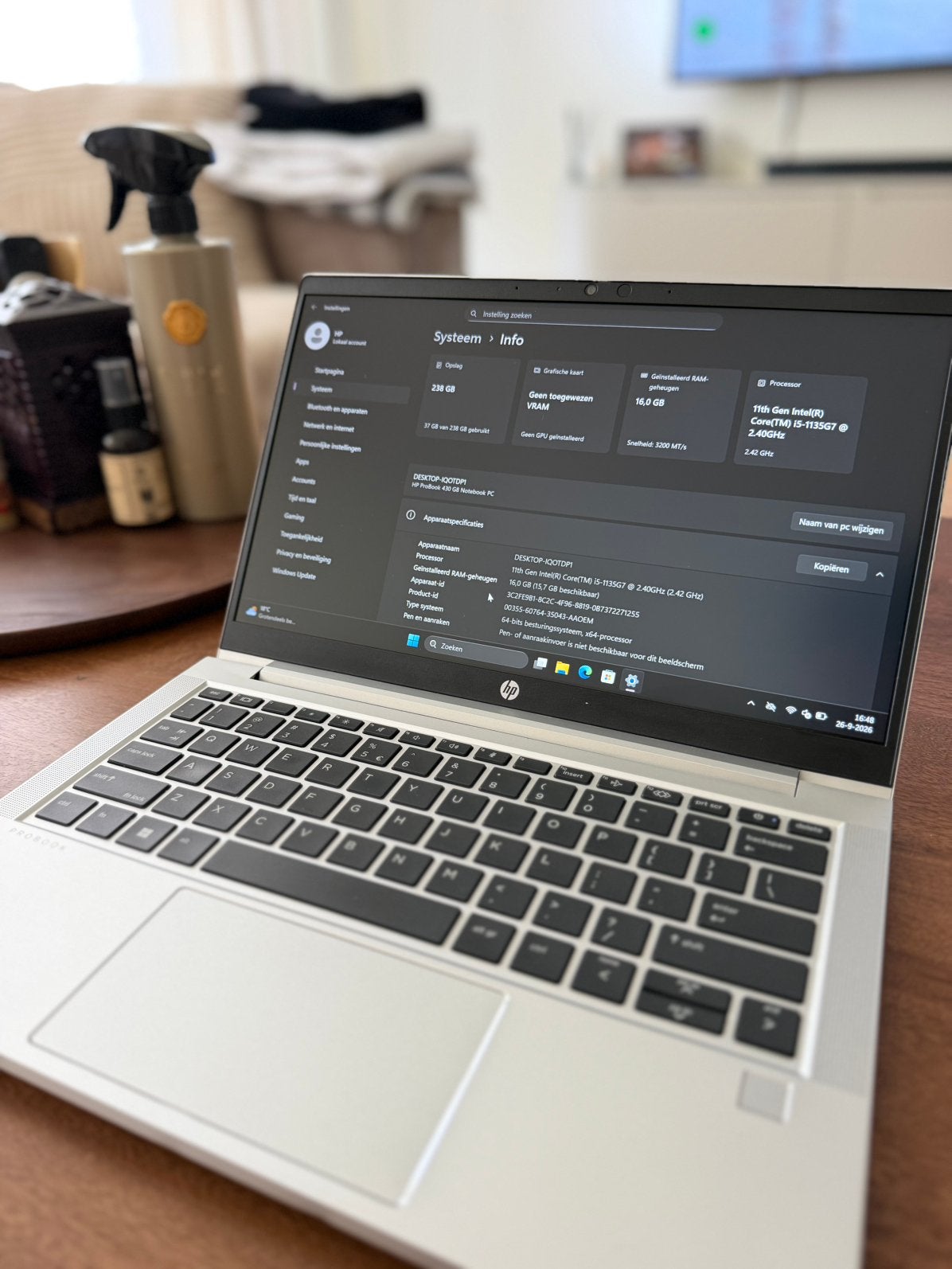 HP ProBook 430 G8 | i5-1135G7 | 16GB RAM | 256GB SSD |, Computers en Software, Gebruikt, 2 tot 3 Ghz, Qwerty, 13 inch