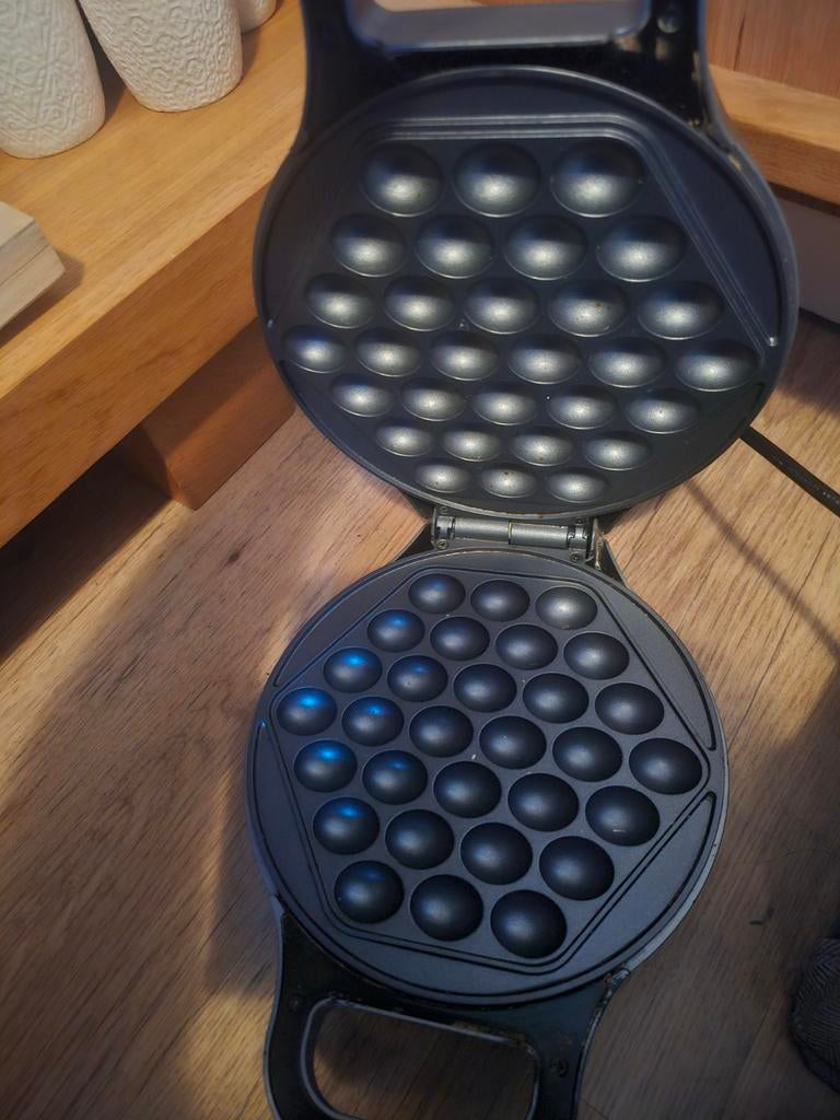 Bubbel wafelijzer, Witgoed en Apparatuur, Wafelijzers, Ophalen of Verzenden, Zo goed als nieuw
