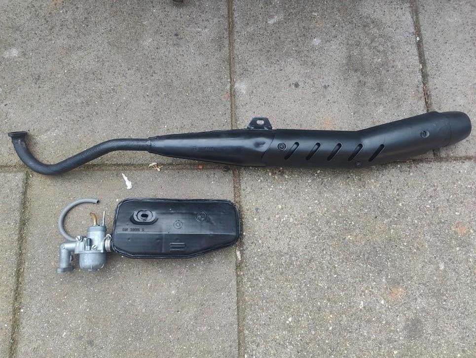 Originele Puch Maxi Set: Bing 10mm Carburateur + L, Ophalen of Verzenden, Zo goed als nieuw, Carburateur