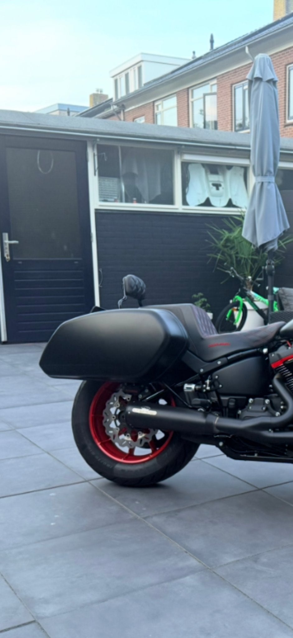 Koffer set voor Low Rider S en ST - Mat Zwart, Motoren, Ophalen of Verzenden, Nieuw