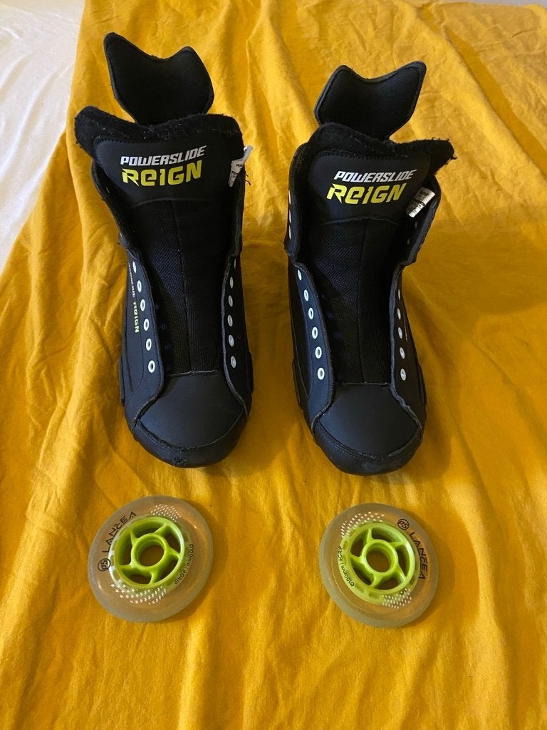 Nieuwe Powerslide Reign Atlas 100 maat 44 - zonder mounts, Sport en Fitness, Skeelers, Dames, Overige typen, Nieuw, Ophalen of Verzenden