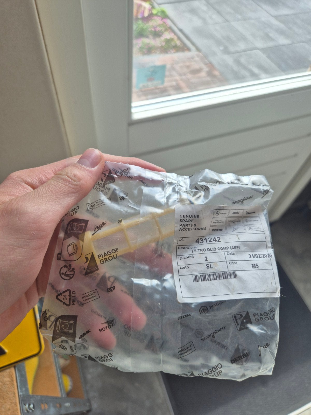 Piaggio/Vespa OlieFilter Orgineel Nieuw, Ophalen of Verzenden, Nieuw