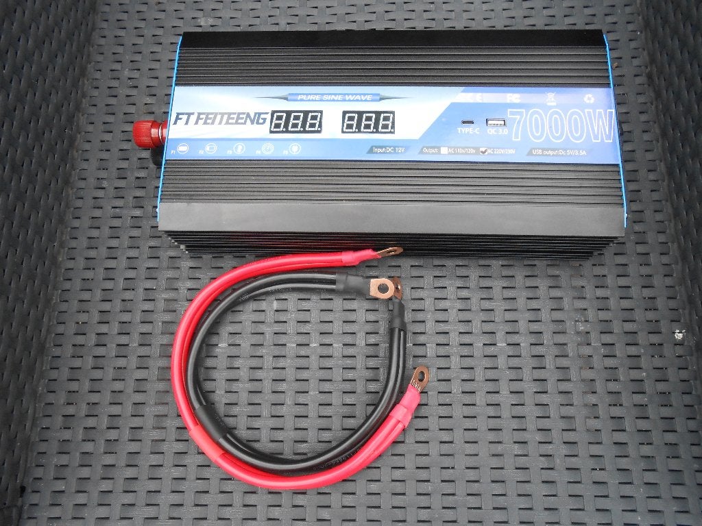 Puur Sinus Omvormer DC 12V naar AC 230V 7000 watt, Ophalen of Verzenden, Nieuw