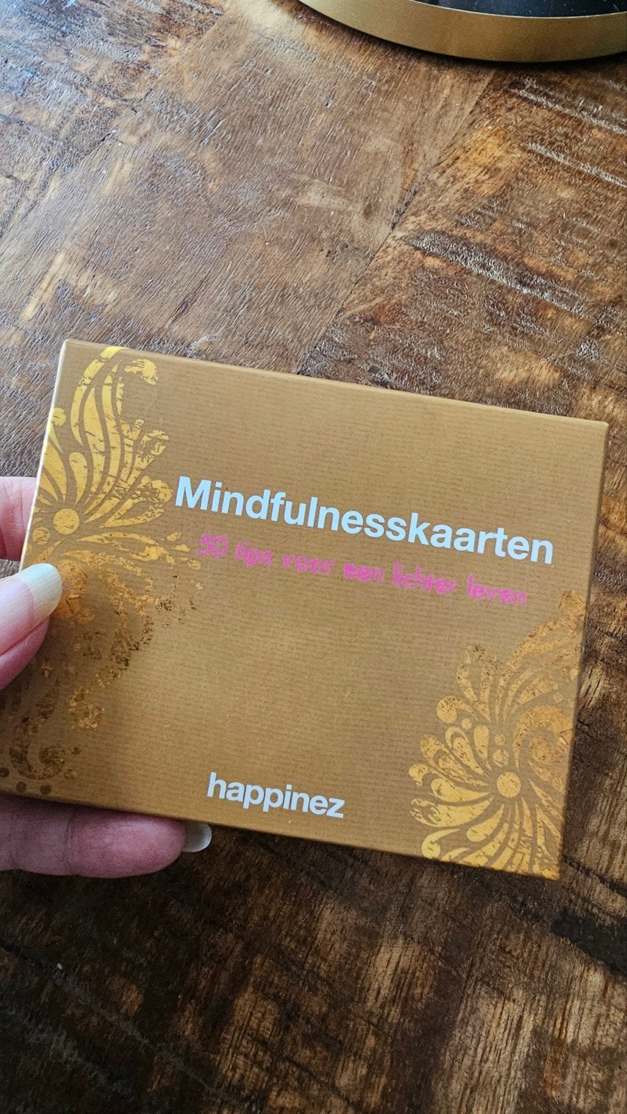 Mindfulnesskaarten Happinez - 30 tips voor een lichter leven, Tarot of Kaarten leggen, Overige typen, Ophalen of Verzenden, Zo goed als nieuw