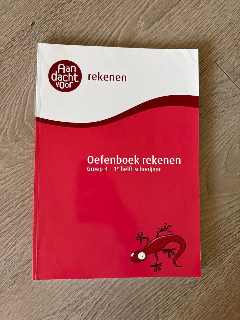 Oefenboek rekenen Groep 4 - 1e helft schooljaar, Ophalen of Verzenden, Nieuw, Overige niveaus, Overige vakken