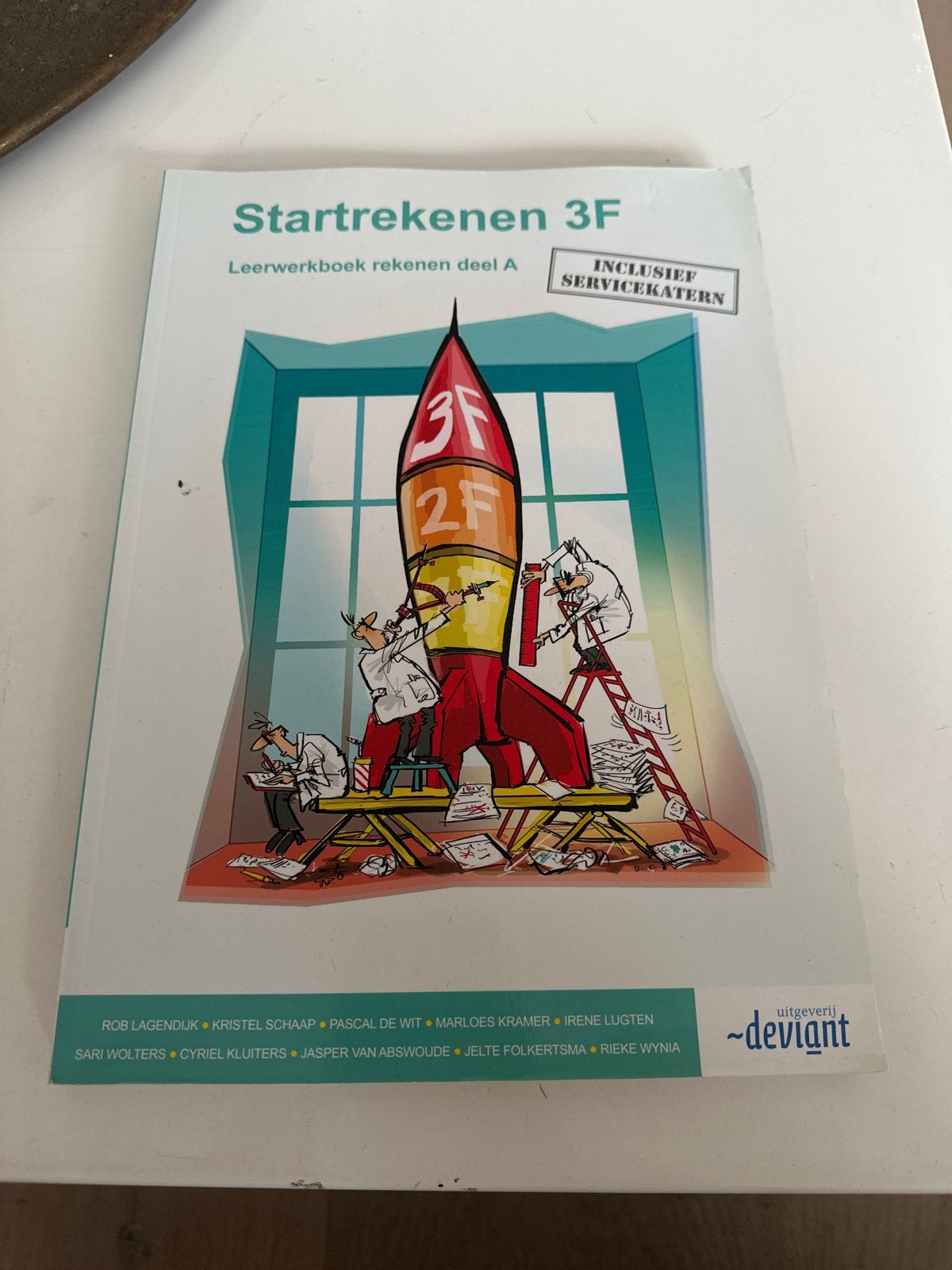 Startrekenen 3F Leerwerkboek rekenen deel A, Ophalen of Verzenden, Beta, Zo goed als nieuw, MBO