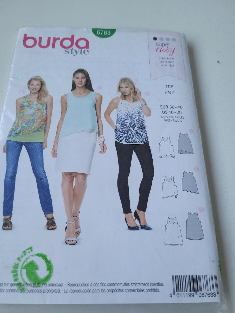 Burda kledingpatroon, Ophalen of Verzenden, Zo goed als nieuw, Vrouw, Overige merken