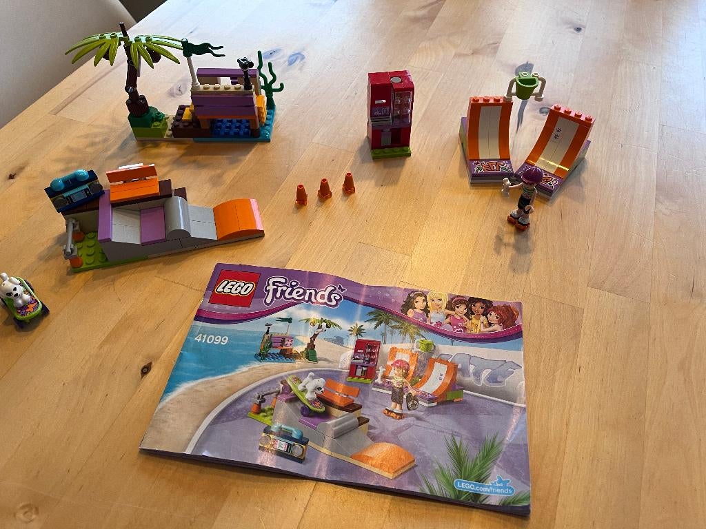 LEGO Friends Heartlake Skate Park 41099, Lego, Compleet, Ophalen of Verzenden, Zo goed als nieuw