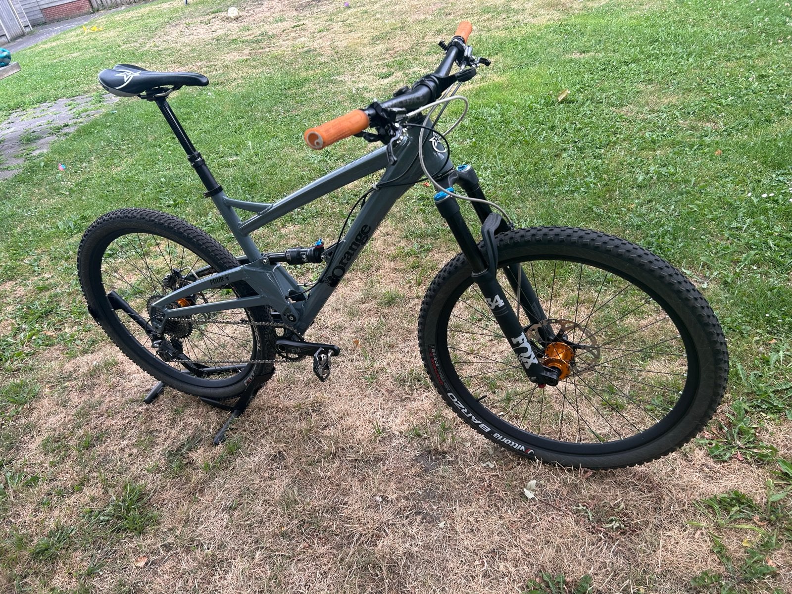 Orange Four+ Mountainbike - Full Suspension, Gebruikt, Schijfrem, 53 tot 57 cm, Ophalen