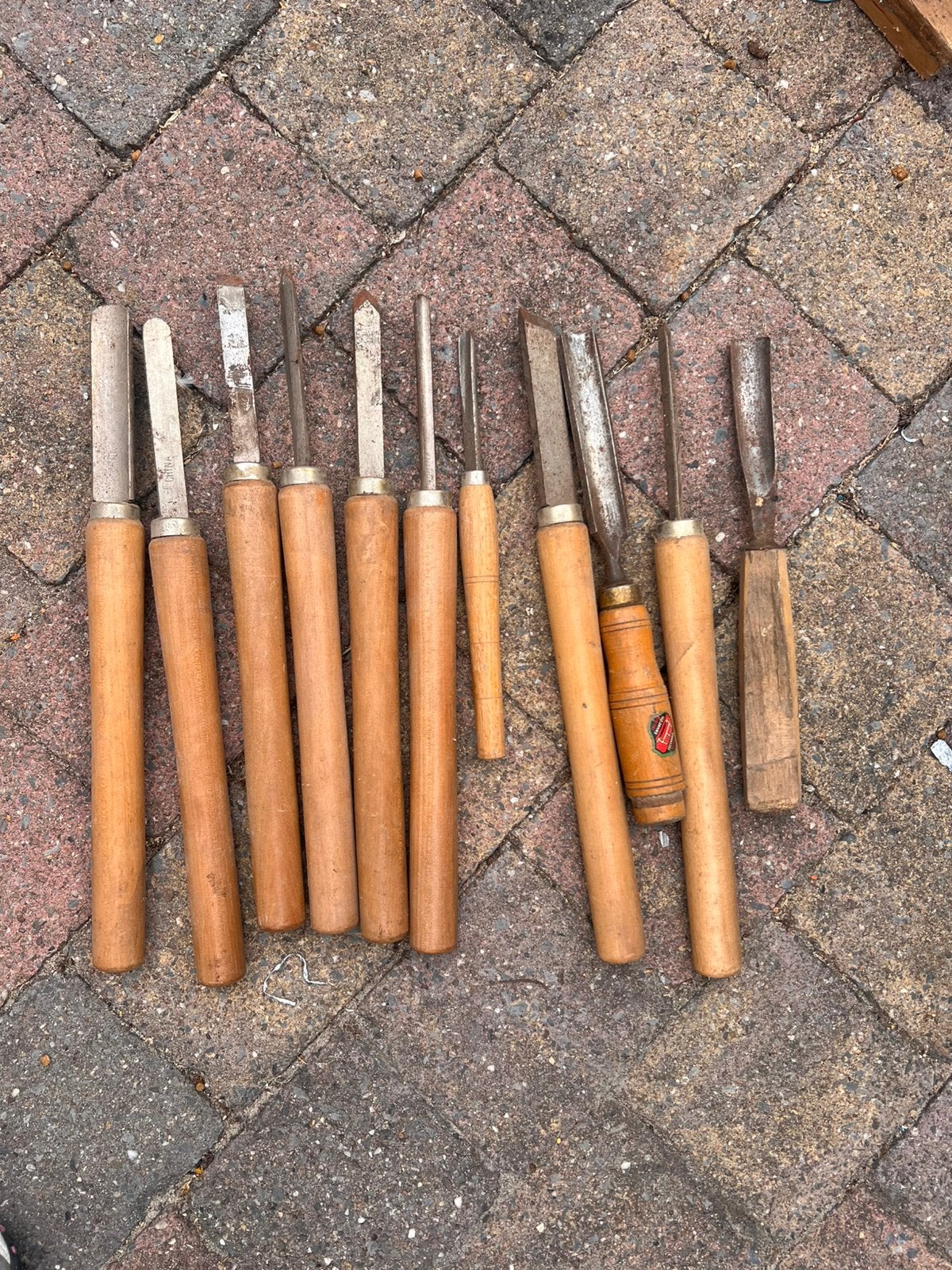 Houtbewerking set, Ophalen, Gebruikt, Snijgereedschap