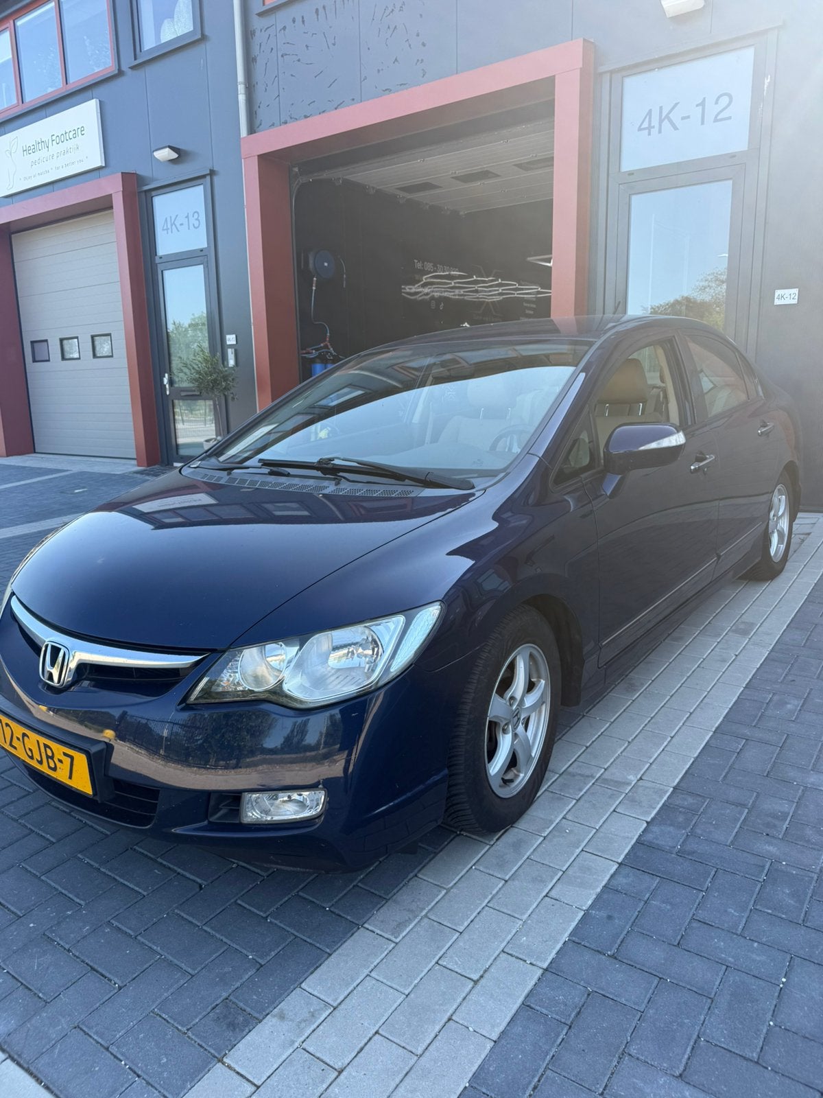 Honda Civic 1.3 Vtec Hybrid 4DR C-tr. 2008 Blauw, Auto's, Honda, Particulier, Civic, Hybride Elektrisch/Benzine, A, Sedan, Automaat