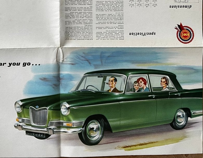 2 x brochure - Riley 4/sixty eight uit 1959 & 1960 - Engels, Verzenden, Gelezen, Overige merken