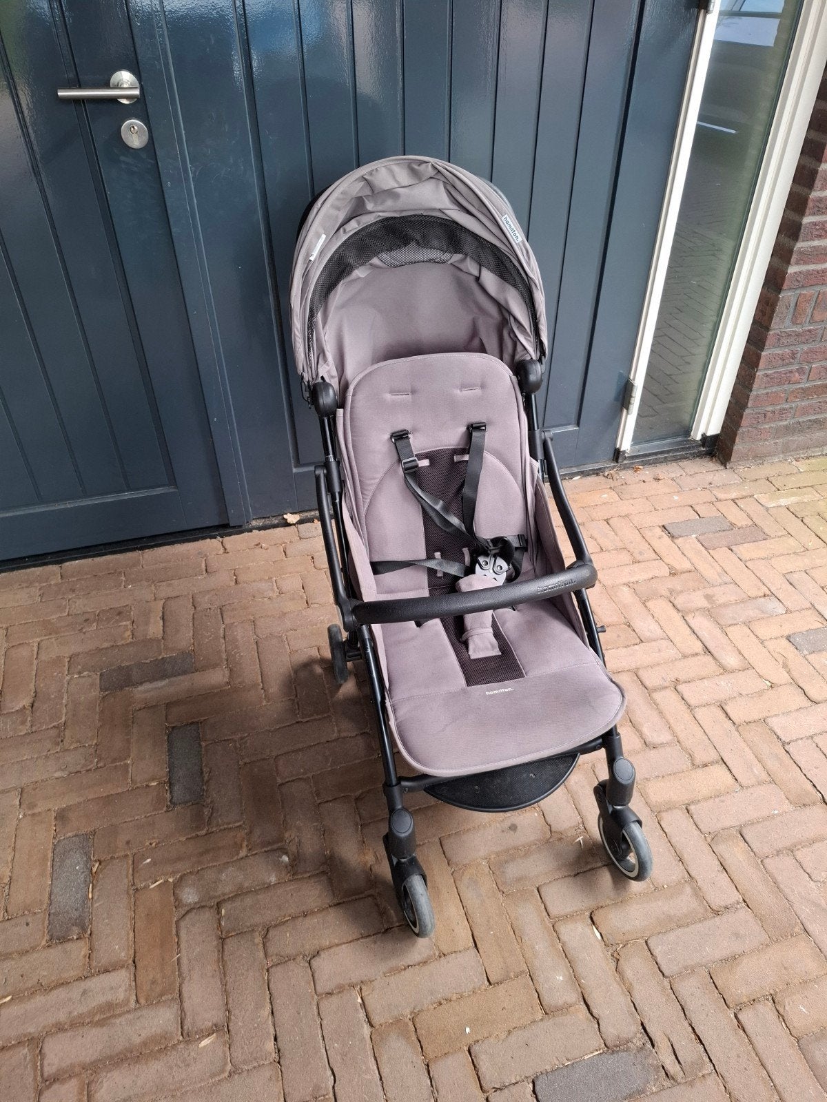 Hamilton Buggy Grijs - Compact en Handig, Kinderen en Baby's, Ophalen, Gebruikt, Overige merken, Verstelbare rugleuning