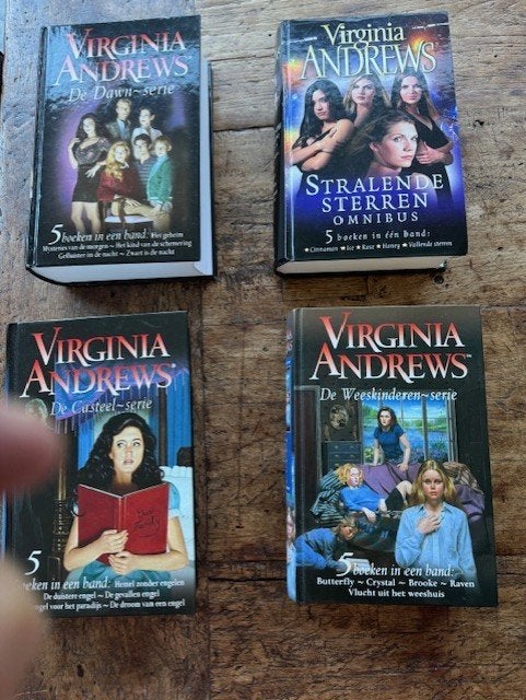 4 serieboeken van Virginia Andrews, Boeken, Ophalen of Verzenden, Gelezen, Virginia Andrews, Nederland