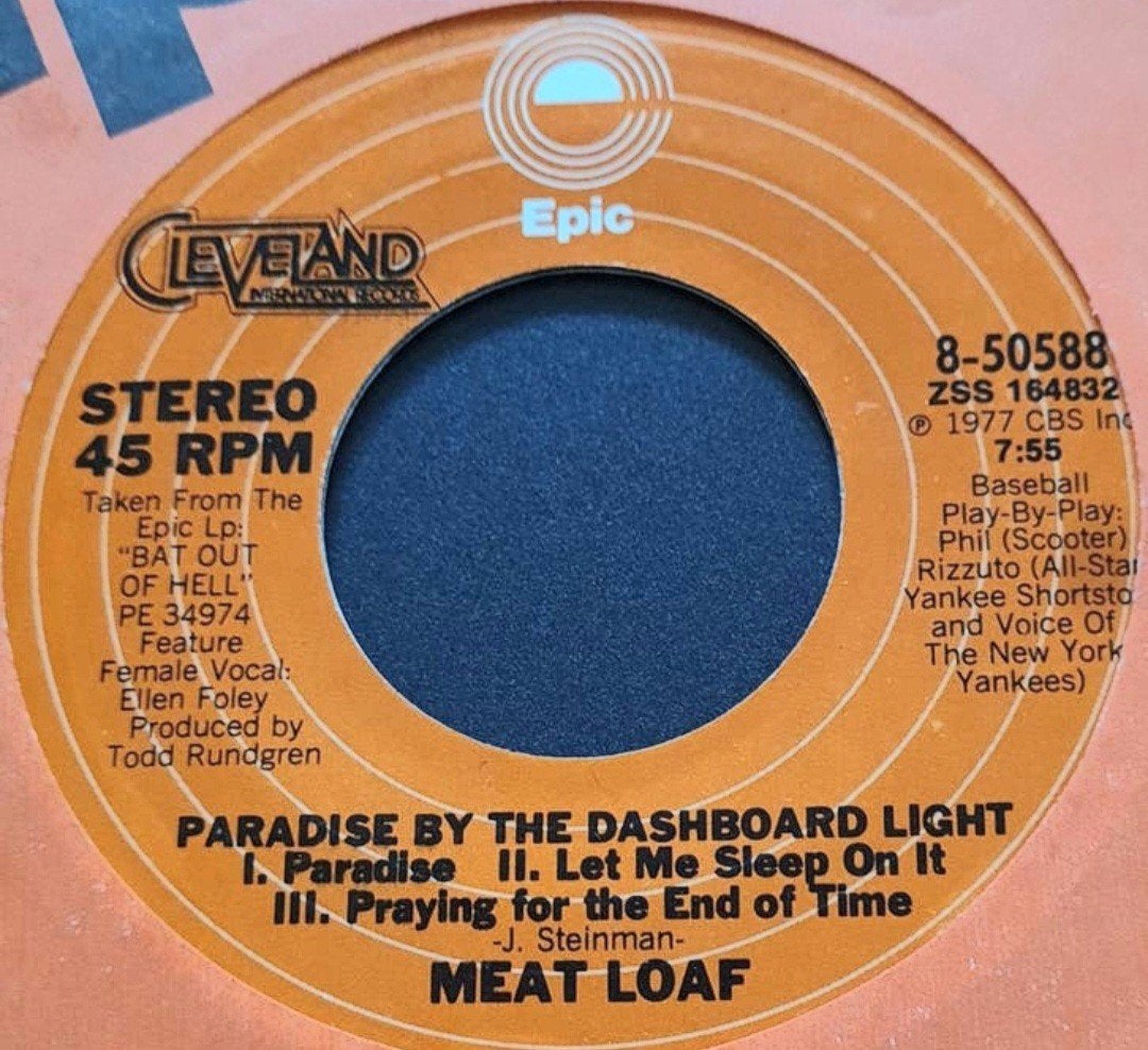MEAT LOAF  - PARADISE BY THE DASHBOARD LIGHT, Cd's en Dvd's, Vinyl Singles, Ophalen of Verzenden, Gebruikt, Pop