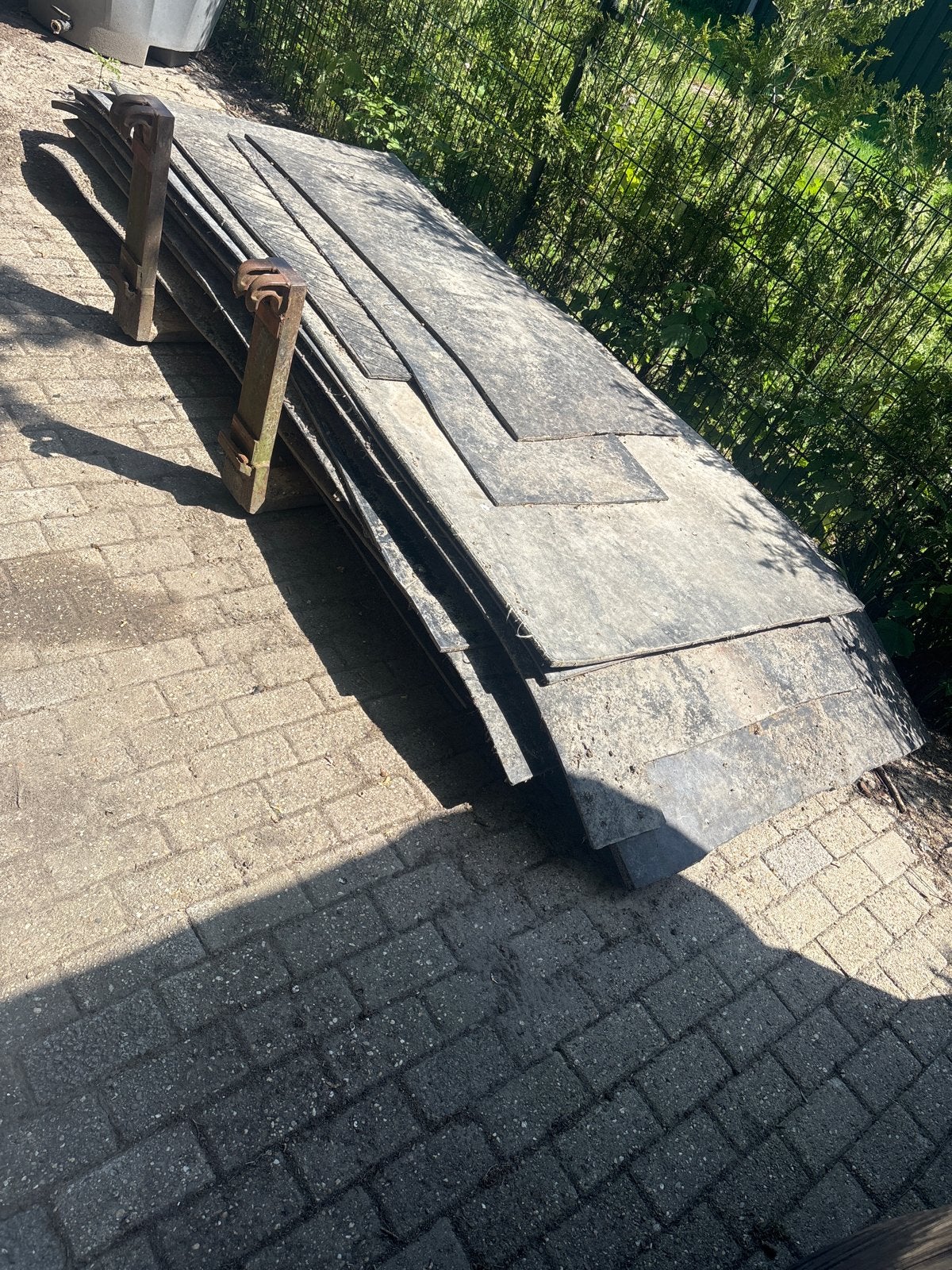 Rubberen matten - 16 stuks in diverse maten - paardenstal, Ophalen of Verzenden, Gebruikt, Overige materialen