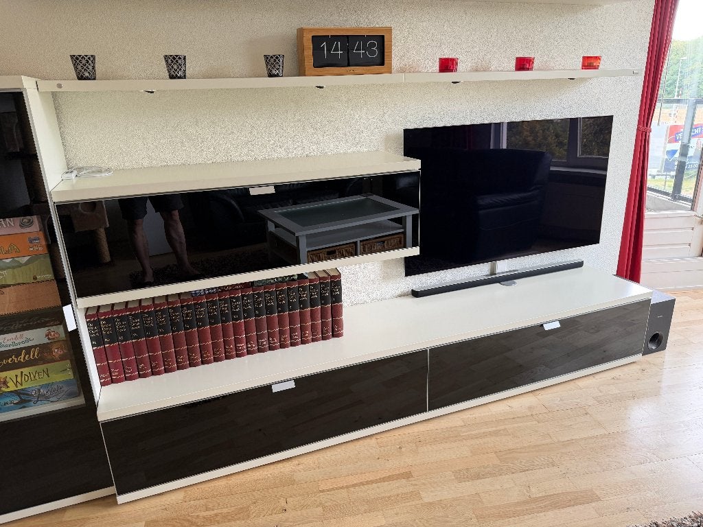 Hulsta televisiemeubel, Ophalen, Gebruikt, 200 cm of meer, 150 tot 200 cm