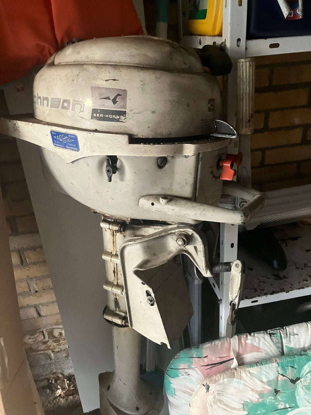 Buitenboordmotor Johnson langstaart, Ophalen, Gebruikt