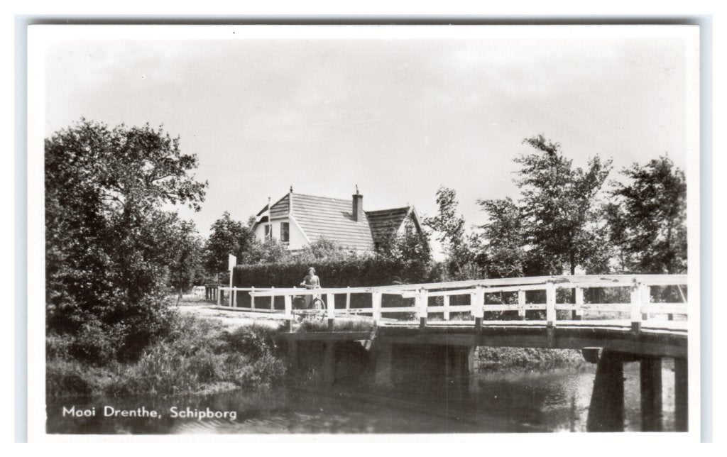 Schipborg, Mooi Drenthe, Ophalen of Verzenden, 1940 tot 1960, Ongelopen, Drenthe